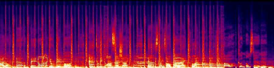 Spectrogram of a real 24-bit/48 kHz FLAC: energy reaches the top of the spectrum